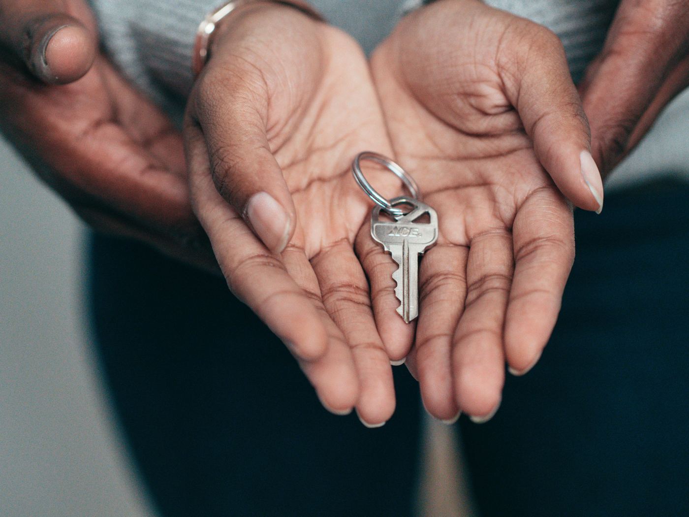 Keys being handed over